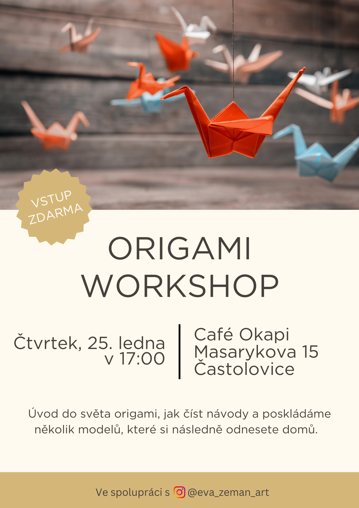 Origami workshop